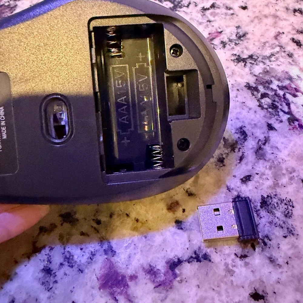 USB Wireless Black Computer Mouse